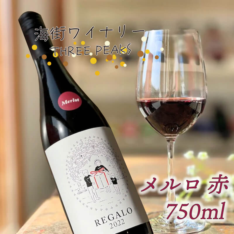 【ふるさと納税】 -大船渡で造るワイン- メルロ 赤ワイン 辛口 750ml スリーピークスワイナリー おつまみ ワイン ワインセット wine wainn ボルドー チーズ グラス 国産 大船渡 辛口ワイン ワイン ワインセット wine wainn ギフト 贈答品 贈り物 お土産 土産 手土産