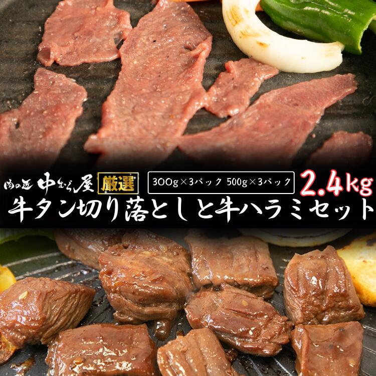 【ふるさと納税】お肉讃歌牛ハラミと味付け牛タン切り落としセッ