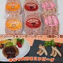 【ふるさと納税】ハンバーグ みんな大好きハンバーグ (ビーフ・ポーク) & ソーセージセット 6個入り 父の日 プレゼント
