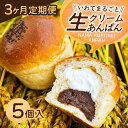 【ふるさと納税】「3か月定期便」お取り寄せ ふるさと納税 パン スイーツ 岩手まるごと 生クリーム あんぱん 5個 セット おすすめ 大人気 ぱん ギフト 冷凍...