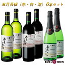 【ふるさと納税】五月長根6本セット (赤ワイン・白ワイン・スパークリングワイン) エーデルワイン