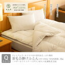 【ふるさと納税】羽毛合掛けふとん クイーン マザーホワイトグース ダウン 95%×抗菌防臭生地 掛け布団 日本製 ふるさと納税 布団 合い掛け 寝具 新生活 羽...