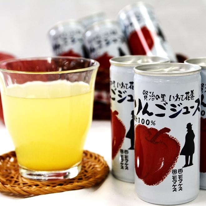 野菜・果実飲料人気ランク83位　口コミ数「9件」評価「3.44」「【ふるさと納税】花巻産 りんごジュース果汁100％(195ml×30本) ギフト」