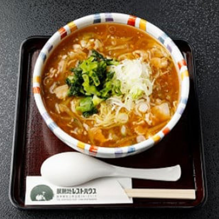 [北上市のソウルフード]ピリ辛あんかけ!冷凍展勝地ラーメン4食セット ご当地ラーメン おすすめ あんかけ ロングラン ナンバーワン メニュー 展勝地 桜の名所 展勝地レストハウス