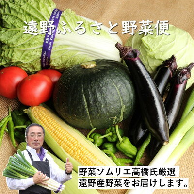 遠野ふるさと野菜便[野菜ソムリエ 厳選]/ 岩手県 遠野市産 野菜セット詰め合わせ[配送不可地域:離島]