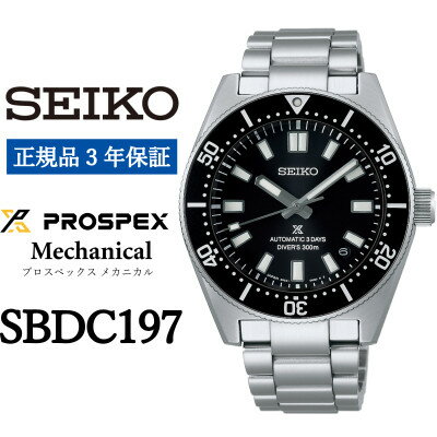 【ふるさと納税】SEIKO 腕時計 セイコープロスペックス メカニカル メンズ【 SBDC197 】正規品 3年保証【1555936】
