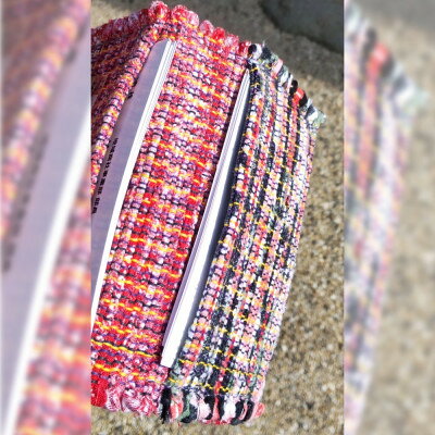 【ふるさと納税】裂き織名刺入れ(カードケース)　※カラーおまかせ【1743145】