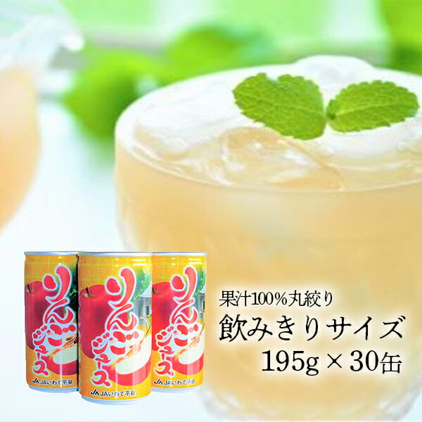 【ふるさと納税】りんごジュース 完熟しぼり 飲みきりサイズ 