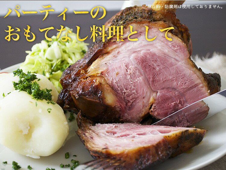 29位! 口コミ数「1件」評価「5」骨付き スネ肉 シュバイネハクセ 500g × 1本 【 アイスバイン ドイツ 料理 骨付き肉 肉 豚肉 冷蔵 お惣菜 惣菜 おかず おつま･･･ 