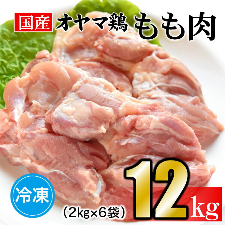 【ふるさと納税】国産 鶏肉 もも肉 2kg×6袋 冷凍 12kg もも とり肉 オヤマ鶏 おうちごはん お弁当 おかず 常備菜 おすすめ 唐揚げ 大容量 BBQ たっぷり 家計応援