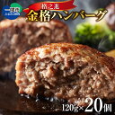  格之進 金格 ハンバーグ 2.4kg ( 120g × 20個 ) セット 1月30日より寄附額改定