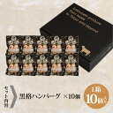 【ふるさと納税】ハンバーグ 無添加 格之進 黒格 ハンバーグ 120g ×1 0個 セット プレミアム 無添加 高級 国産 牛肉 豚肉 白金豚 お弁当 個包装 お惣菜 小分け 子供 簡単調理 肉 岩手 一関 贈り物 ギフト お取り寄せ 冷凍 人気 2