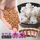 【ふるさと納税】 古代米 赤米 150g 5袋 計750g 小分け セット お試し 玄米 ご飯 もち米 栄養 ポリフェノール 国産 一関 花泉 岩手 おにぎり 弁当 カレー 自然 食品 香り 赤 スーパー 米 コメ もち おりざ 古代米おりざ 混ぜるだけ こめ ＜時間指定不可＞