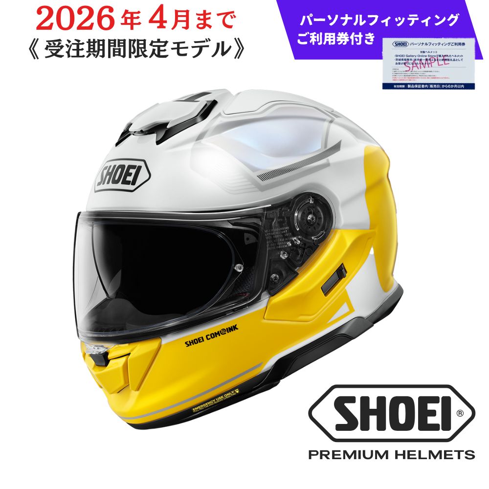 【ふるさと納税】SHOEI ヘルメット GT-Air3 MIKE TC-3 (YELLOW/WHITE) ふるさと納税 (パーソナルフィッティングご利用券付) ...