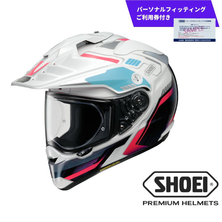 【ふるさと納税】SHOEI ヘルメット HORNET ADV INVIGORATE TC-7 (PINK/WHITE) パーソナルフィッティングご利用券付 ふる...