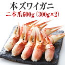 【ふるさと納税】かに ボイル むき身 本ズワイガニ 二本爪 600g(300g×2パック)【 簡単 お手軽 カニ爪 蟹爪 カニ爪肉 ズワイ蟹 ずわい蟹 冷凍 刺...