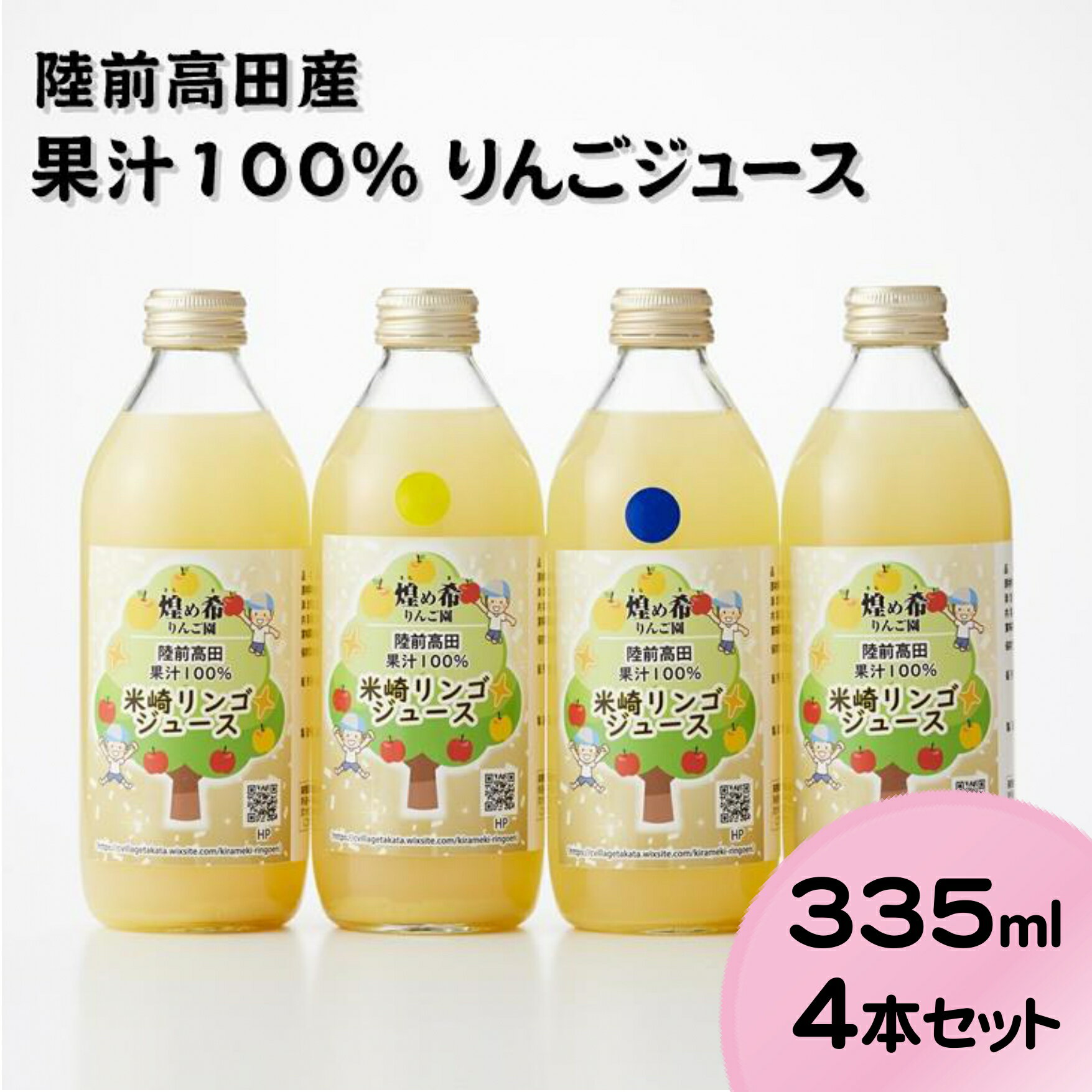 【ふるさと納税】果汁 100％ りんごジュース 2種 飲み比