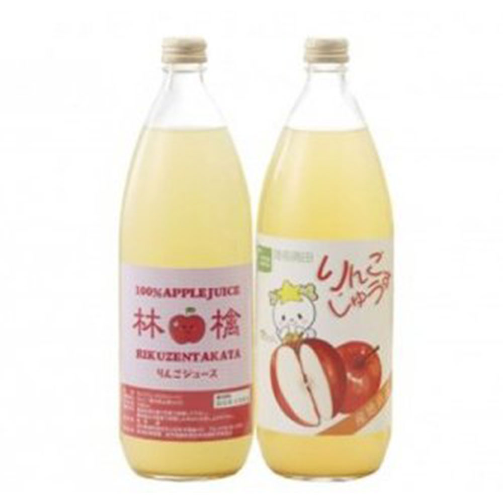 【ふるさと納税】飲み比べ 潮風 りんごジュース 1L×2本 