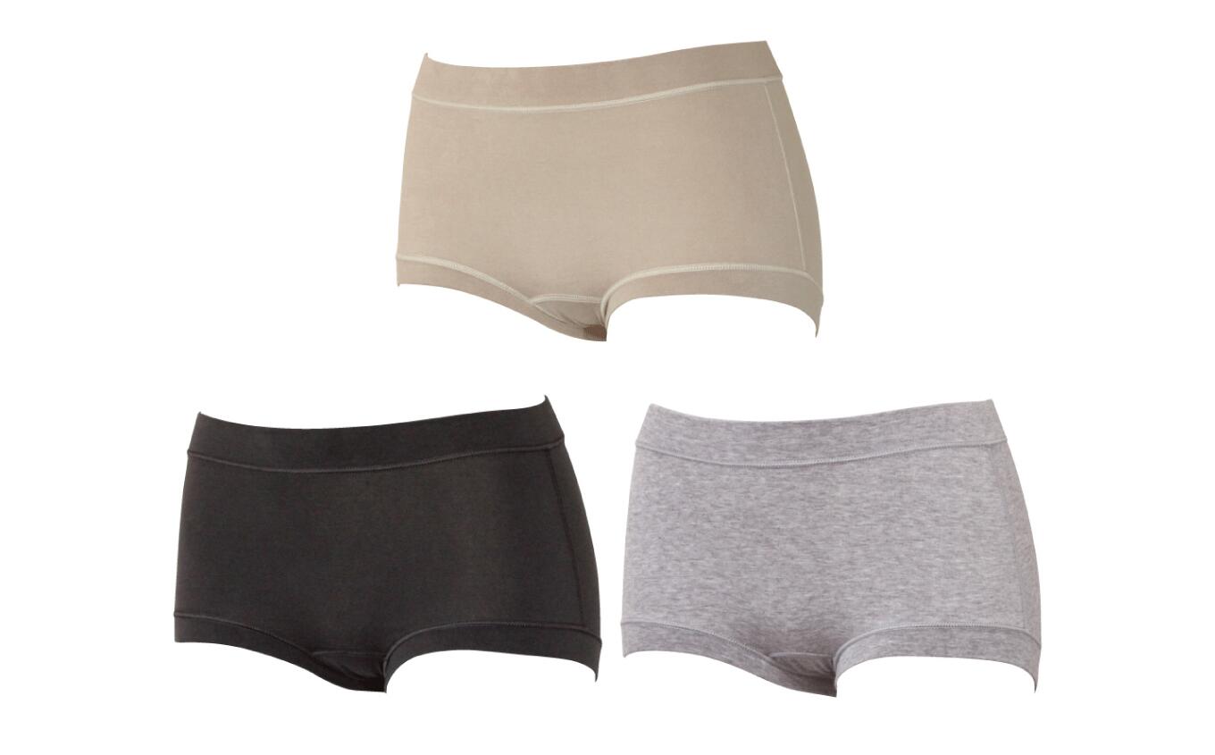 【ふるさと納税】「 Fleep 」 コンフォート 深ばき ショーツ 〈 シナモン / スミクロ / 杢グレー 〉【 肌着 下着 インナー 綿ベア天竺 伸縮性 ス...