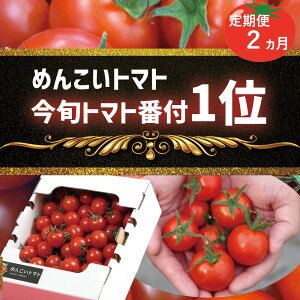 【ふるさと納税】【定期便/2ヶ月】『 めんこいトマト』 フルーツトマト 1kg 1000g 品種 フ...