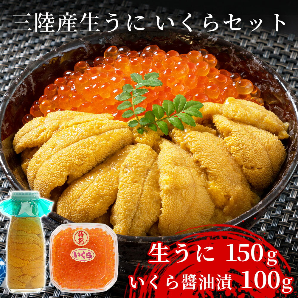 【ふるさと納税】 旬の銘品「三陸産生うにといくら醤油...