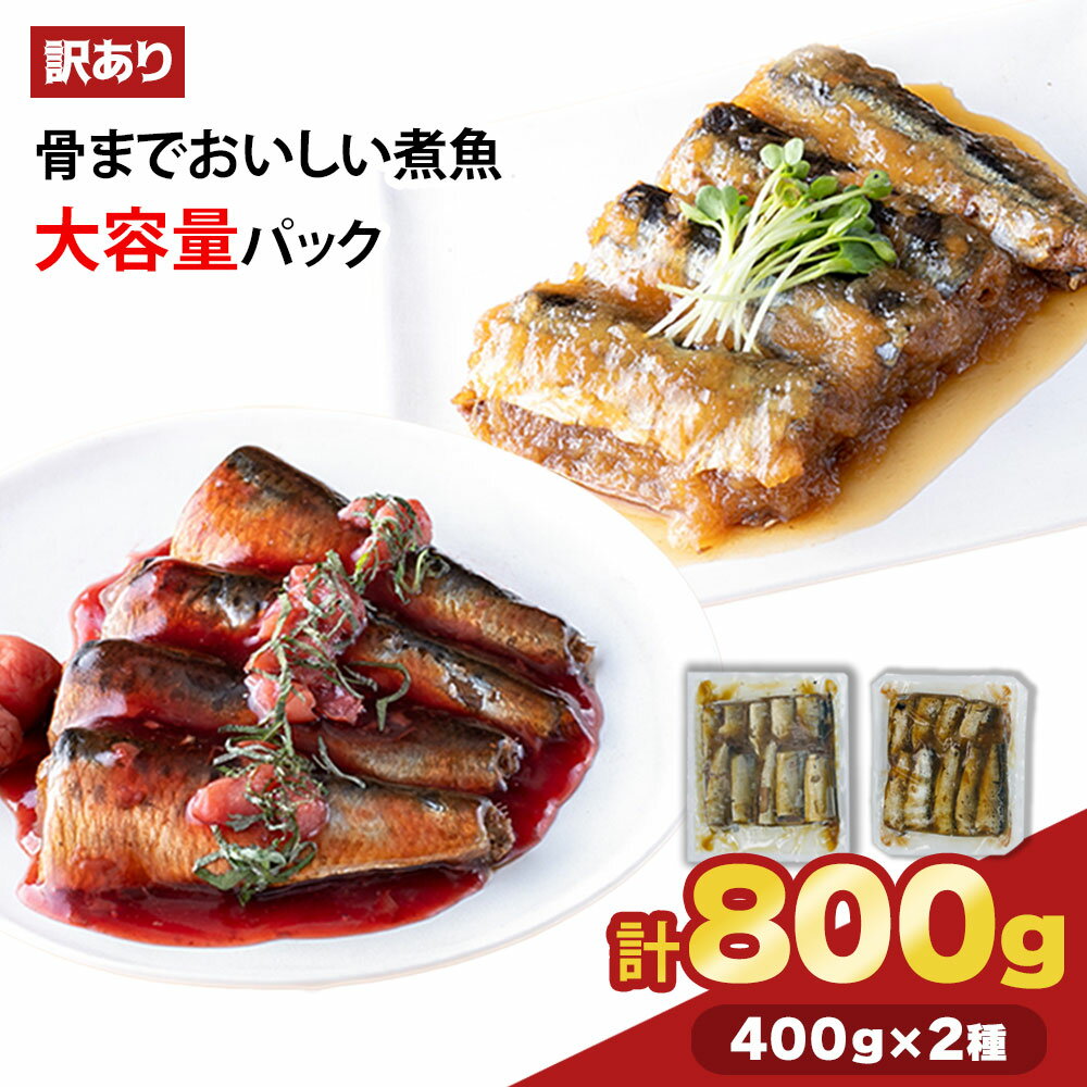 【ふるさと納税】 訳あり 骨まで美味しい 煮魚 2種 セット