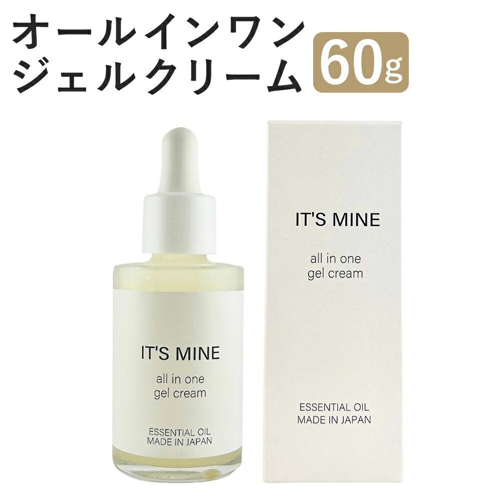 【ふるさと納税】IT’S MINE オールインワン ジェルクリーム 60g 1本 イッツマイン 化粧水 美容液 乳液 多機能 スキンケア ジェル 保湿 オールインワン化粧品 送料無料