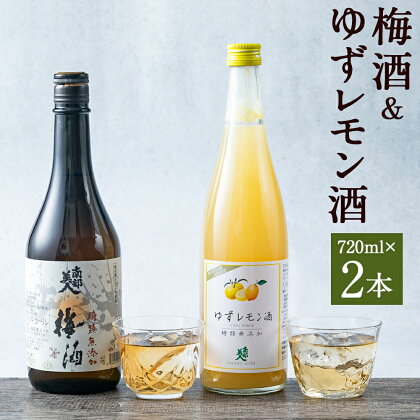 南部美人 糖類無添加シリーズ 梅酒＆ゆずレモン酒セット 合計2本 720ml×各1本 お酒 酒 梅酒 ゆずレモン酒 セット 詰め合わせ 飲み比べ ギフト箱 ギフト 国産 東北産 岩手産 二戸市産 送料無料