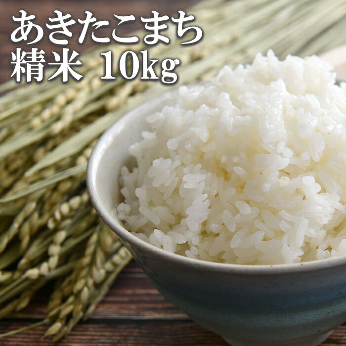 【ふるさと納税】 あきたこまち 精米 10kg 1袋 ／ 白米 産地直送 10キロ 一袋 白飯 ご飯 ごはん 米 お米 おこめ ライス こめ コメ おにぎり お弁当 ギフト 家庭用 自宅用 仕送り 贈物 贈り物 贈答 お取り寄せ 単一原料米 岩手県産 東北 岩手県 八幡平市 送料無料 かきのうえ