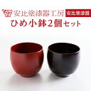 【ふるさと納税】 安比塗 漆器 ひめ小鉢 2個 セット ／ 