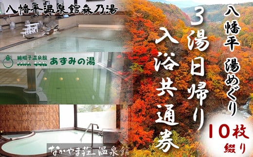 27位! 口コミ数「0件」評価「0」 湯巡り 3湯 日帰り入浴券 10枚綴り ／ 入浴 入浴券 温泉 露天風呂 サウナ 大浴場 3施設 共通 回数券 チケット 共通券 温泉券 ･･･ 