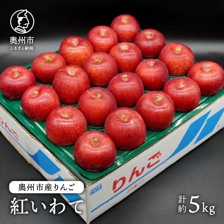 【ふるさと納税】 奥州市産りんご 紅いわて 5kg（14～2
