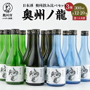 10位! 口コミ数「0件」評価「0」 日本酒 飲み比べセット 3種 奥州ノ龍 300ml 12本 20本 純米大吟醸 純米吟醸 特別純米 [G0018]