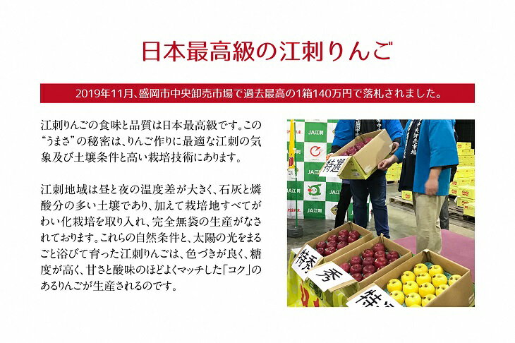 【ふるさと納税】江刺りんごジュース ジョナレギュラー（1000ml瓶×6本）江刺産ジョナゴールド使用 ストレート果汁100％[A0046]