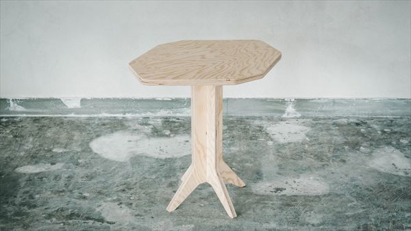 Morinoki Table(完成品/クリアオイル塗装)テーブル 机 家具 木製 手づくり つくえ 木 岩手県産 南部赤松 滝沢市