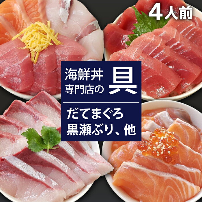 【ふるさと納税】 新鮮 海鮮丼の具 3種盛り合わせ1人前&中