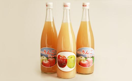 【ふるさと納税】 滝沢 りんご ジュース 6本 セット 化粧箱入り（720ml×6本）ストレート フルーツ 果物 100％ 林檎 リンゴ 飲み比べ サンフジ サンふじ 王林 贈答 ギフト 贈り物 お歳暮 名産 【さかえ農園】 岩手県 滝沢市 送料無料