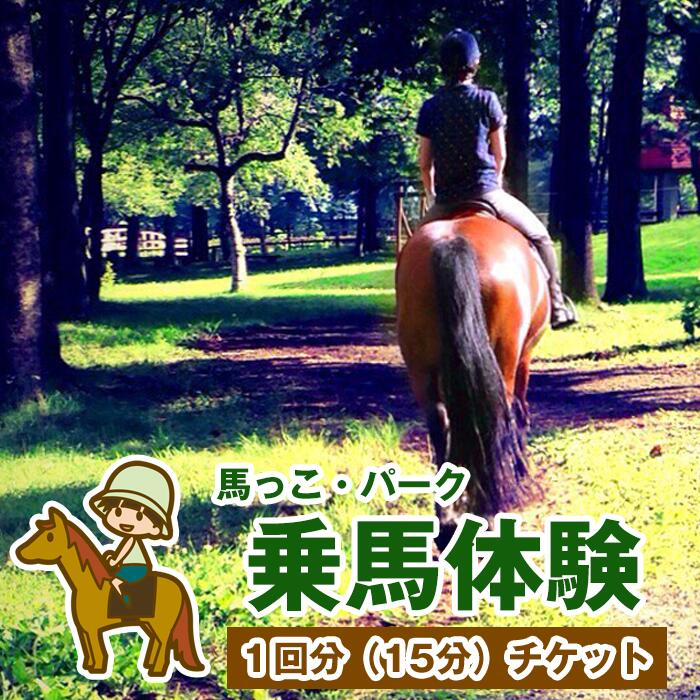 【ふるさと納税】馬 ウマ 乗馬 体験 チケット 乗馬体験 1回分 うま 乗馬 ふれあい 子ども 家族 体験券 夏休み レジャー おでかけ 動物 【馬っこパーク・いわて】岩手県 滝沢市 送料無料