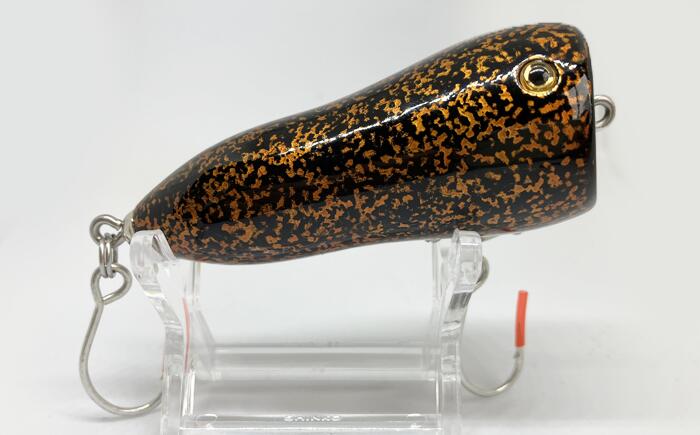 【ふるさと納税】 漆塗りルアー おすすめ ルアー バス用 るあー 漆塗り 漆 塗り 漆細工 手作り 釣り 釣り用ルアー バス 淡水バス用漆ルアー うるし バス釣り 魚釣り フィッシング 魚 かわいい 疑似餌 ＜RIVER STONE N70 ウルシ＞ 【石川工房】 岩手県 滝沢市 送料無料