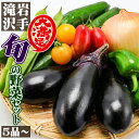 【ふるさと納税】 野菜 おすすめ 岩手県 滝沢市 野菜セット / やさい セット 詰め合わせ 詰合せ 詰合わせ 旬 新鮮 国産 季節 季節野菜 おまかせ 春野菜 夏野菜 秋野菜 冬野菜 山菜 葉野菜 葉物 根菜 果菜 冷蔵 冷蔵発送 家庭用 自宅用 仕送り 人気 送料無料 滝沢野菜直送便