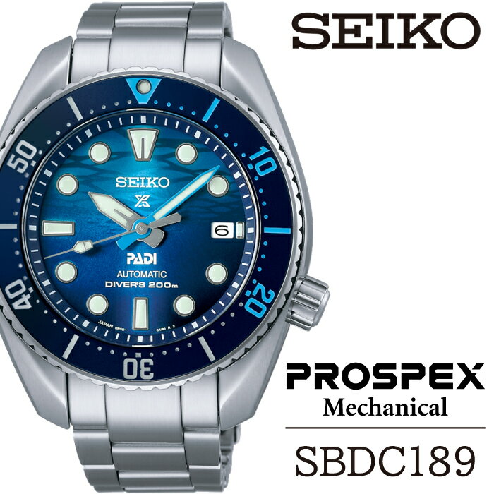 【ふるさと納税】 SEIKO 腕時計 SBDC189 セイコー プロスペックス メカニカル ／ 岩手県 雫石町 時計 ウォッチ ウオッチ 男性用 メンズ ビジネス フォーマル カジュアル 高級 プレゼント 贈答用 ギフト ブランド 父の日 成人祝い 就活 社会人 応援 記念日 お祝い 送料無料