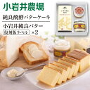 【ふるさと納税】 バター ケーキ セット おすすめ 小岩井農場 純良発酵 バターケーキ & 純良バター 2個 / 瓶詰め バター 発酵バター 本格 ケーキ デザート お菓子 スイーツ お土産 おみやげ お祝い 贈答用 ギフト クリスマス 誕生日 ご褒美 人気 岩手県 雫石町 送料無料
