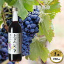【ふるさと納税】葛巻高原ぶどうジュース・赤:720ml 1本【1648919】
