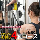 【ふるさと納税】パーソナルトレーニング “トライアルコース” 4回 矢幅駅近くの個室トレーニングジム『fab(ファブ)』