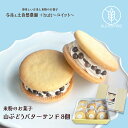 【ふるさと納税】グルテンフリー 自然栽培の米粉を使った山ぶどうのバターサンド 8個|詳細画像