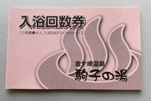 【ふるさと納税】 日帰り 入浴券 金ケ崎温泉 駒子の湯 11枚 5500円分 岩手 金ケ崎 温泉郷 駒ケ岳 源泉かけ流し 温泉 大浴場 サウナ 食堂 休憩 ホール 広間 談話室 トレーニングルーム 入浴回数券 利用券 体験 自然 家族 ファミリー チケット 回数券 源泉 岩手県 金ケ崎町その2