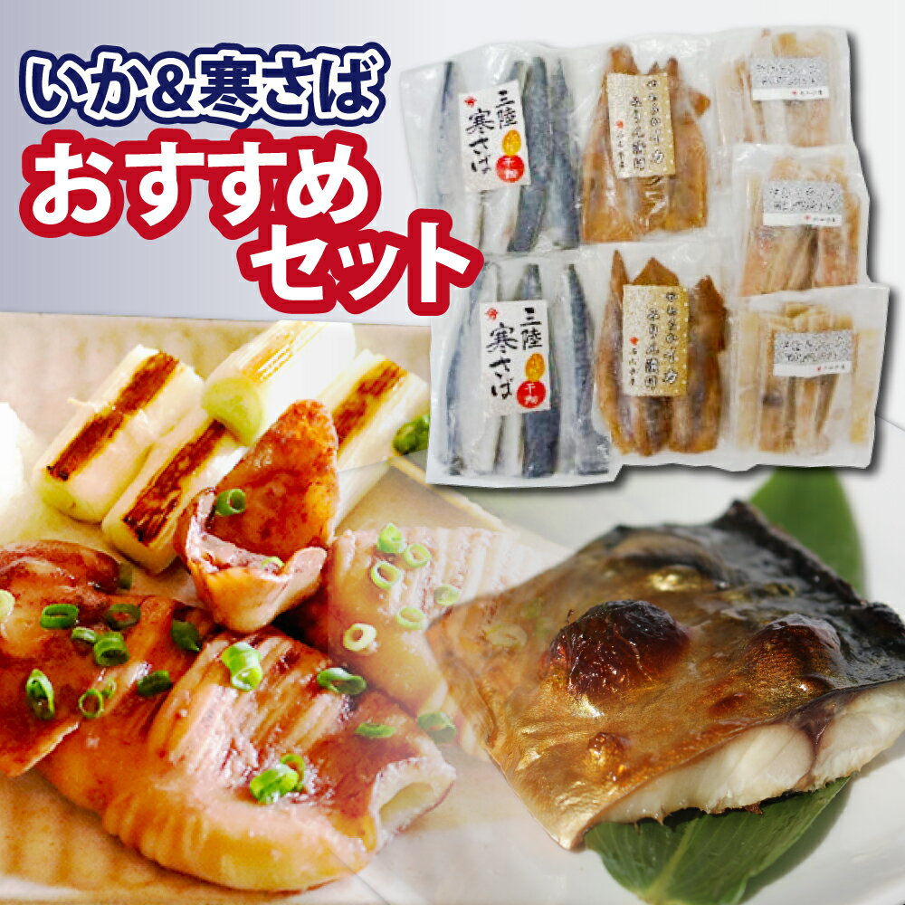 石山水産 おすすめセット ( いか&さば ) 冷凍 烏賊 マツイカ いか イカ焼き 干し 干物 魚介 海鮮 BBQ 日本酒 おつまみ お弁当 おかず 冷凍食品 シーフード 冷凍食材 サバ 鯖