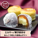 【ふるさと納税】エルマーノ菓子詰め合わせ(あんころ柿4個、大槌城山ポテト8個)