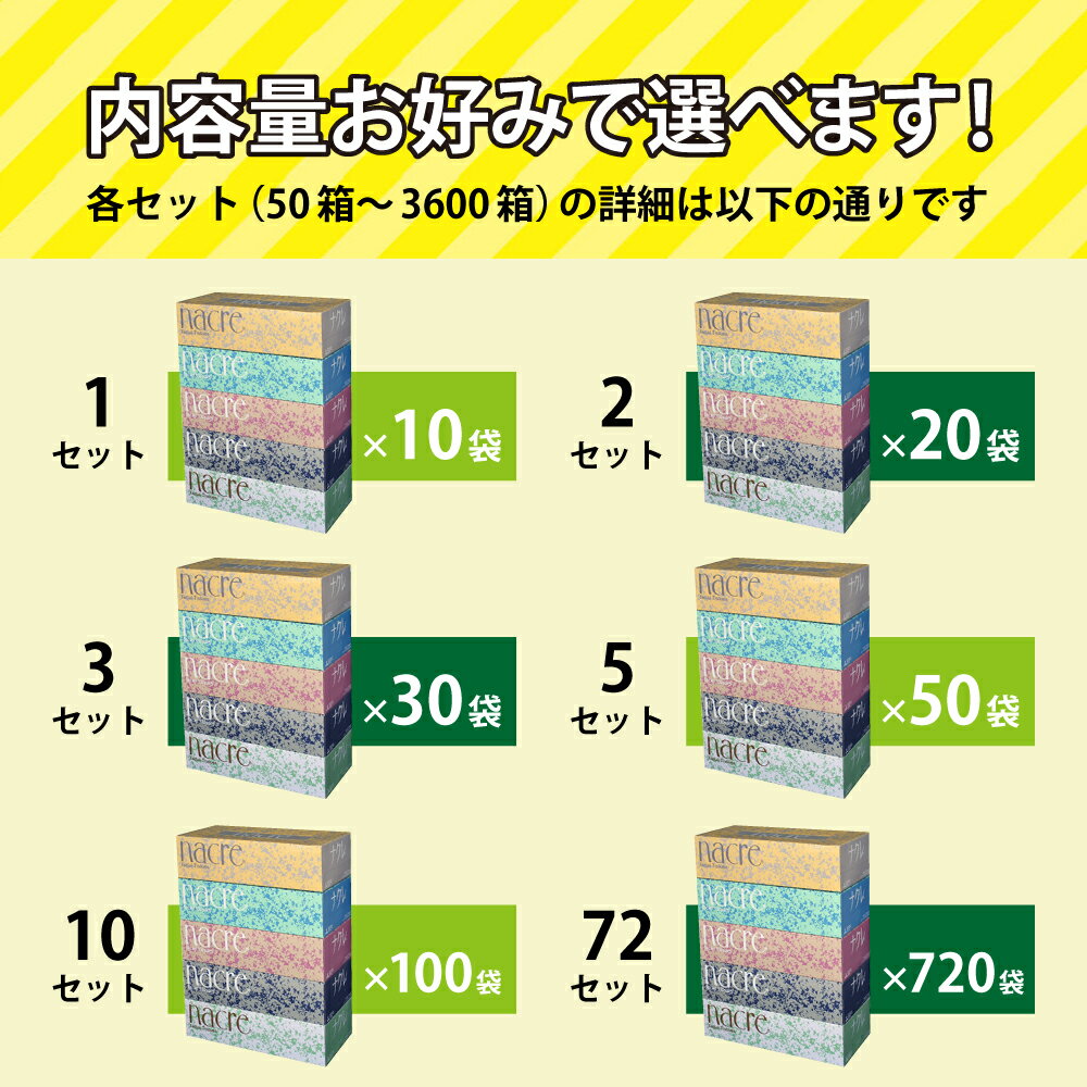 【ふるさと納税】発送時期が選べる！ ナクレ ティッシュ ペーパー ボックステイッシュ 50箱 ( 5箱 × 10袋/ 1箱 200組 400枚 ) 1セット ～ 72セットティッシュペーパー 日用品 消耗品 送料無料 まとめ買い 大容量 備蓄 生活雑貨 東北流通 業務用 生活必需品