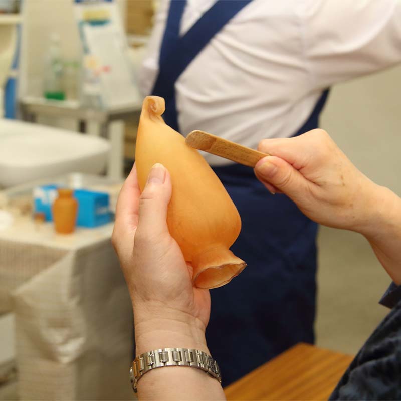 【ふるさと納税】＼選べる人数／木村商店のいか徳利体験チケット 2・3 名様 三陸山田 山田町 イカ 烏賊 お酒 肴 観光 郷土 YD-873var